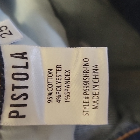 Pistola Straight Leg High Rise Jeans 25 - Picture 7 of 10